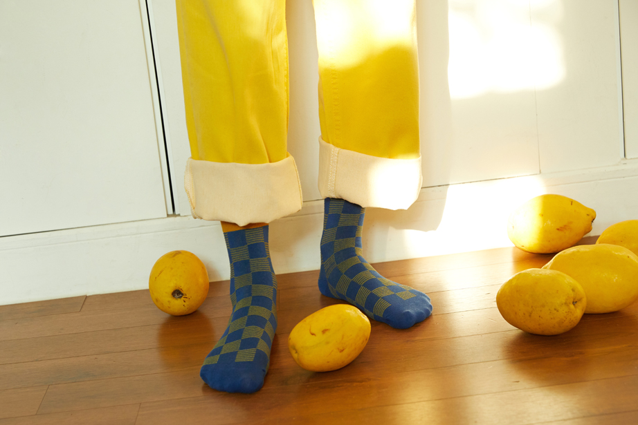 チェックシリーズ 22.5-27.5cm ユニセックスフリーサイズ｜ソックス