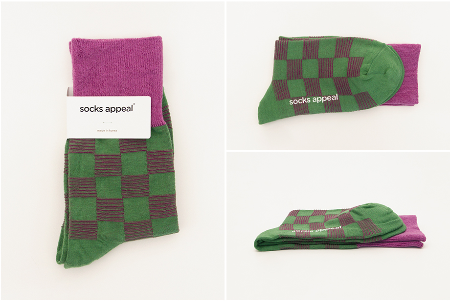 チェックシリーズ 22.5-27.5cm ユニセックスフリーサイズ｜ソックス