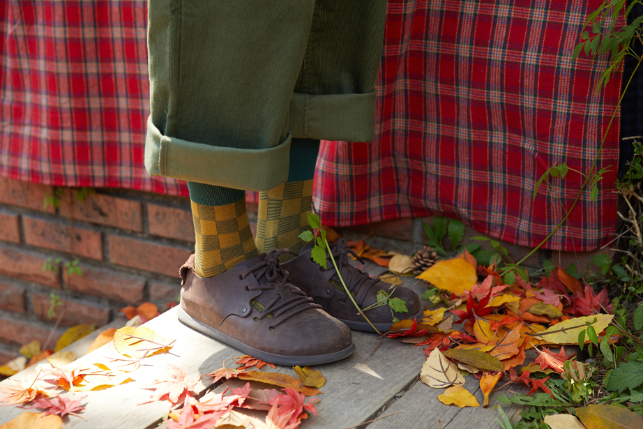 チェックシリーズ 22.5-27.5cm ユニセックスフリーサイズ｜ソックス