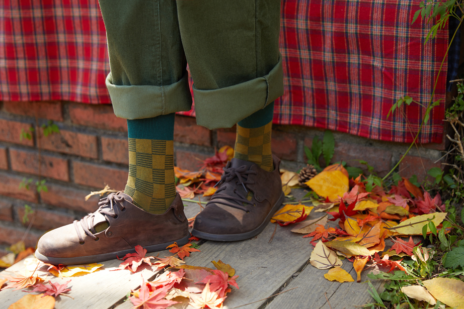 チェックシリーズ 22.5-27.5cm ユニセックスフリーサイズ｜ソックス