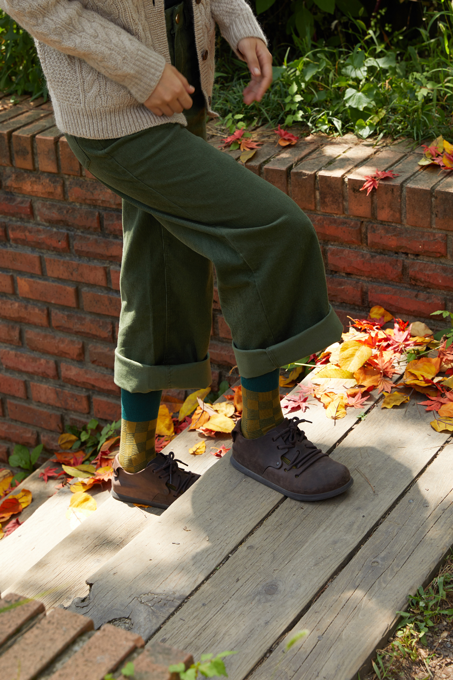 チェックシリーズ 22.5-27.5cm ユニセックスフリーサイズ｜ソックス