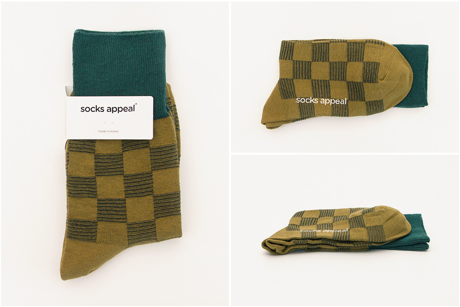 チェックシリーズ 22.5-27.5cm ユニセックスフリーサイズ｜ソックス