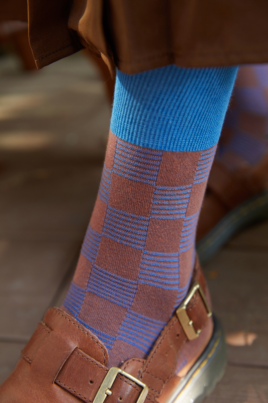 チェックシリーズ 22.5-27.5cm ユニセックスフリーサイズ｜ソックス