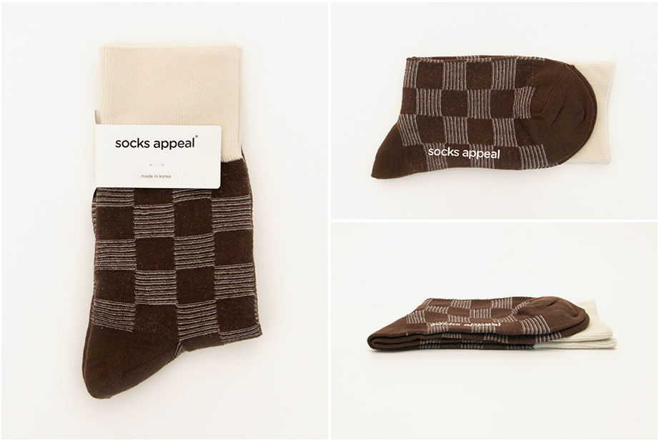 チェックシリーズ 22.5-27.5cm ユニセックスフリーサイズ｜ソックス