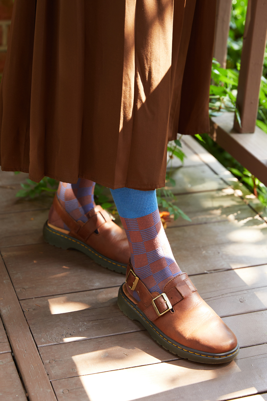 チェックシリーズ 22.5-27.5cm ユニセックスフリーサイズ｜ソックス