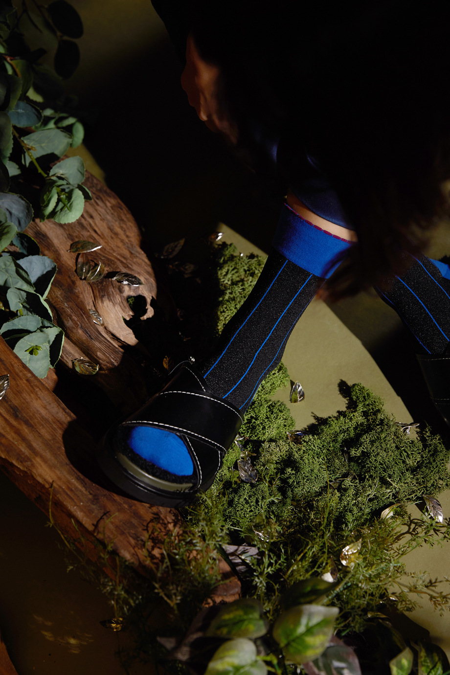 ラメライン シリーズ22-26cm ウィメンズ向けフリーサイズ｜ソックス