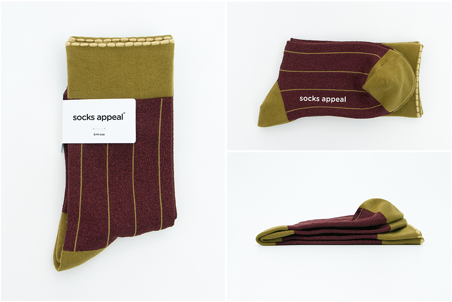 ラメライン シリーズ22-26cm ウィメンズ向けフリーサイズ｜ソックス