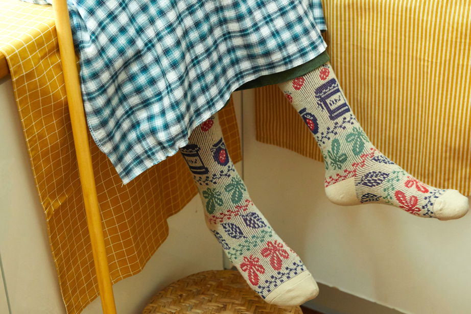 ジャガード シリーズ  22.5-27.5cm ユニセックスフリーサイズ｜ソックス