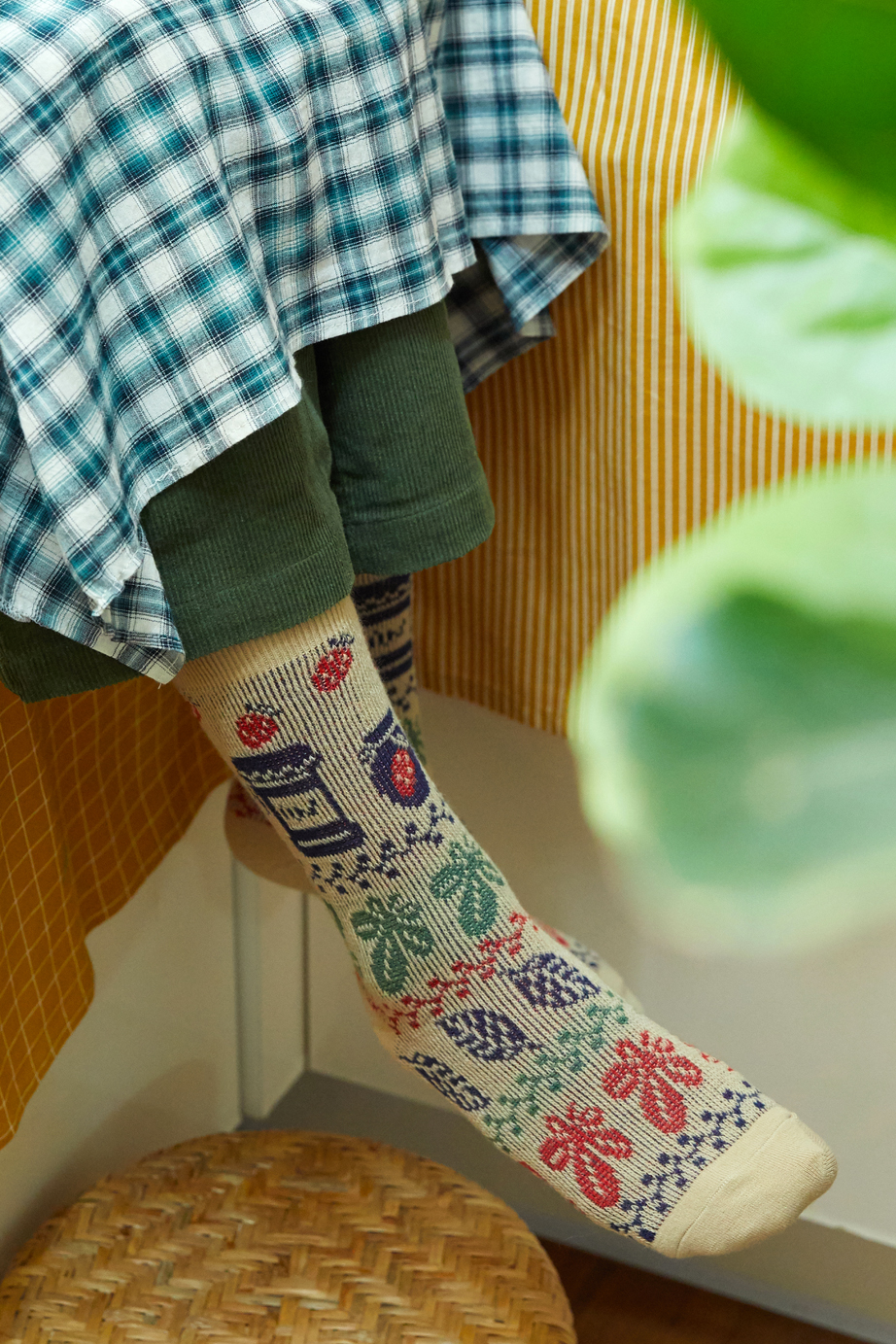 ジャガード シリーズ  22.5-27.5cm ユニセックスフリーサイズ｜ソックス