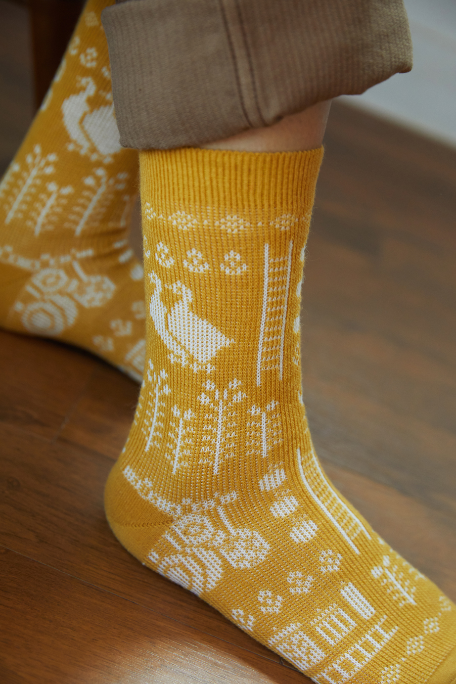 ジャガード シリーズ  22.5-27.5cm ユニセックスフリーサイズ｜ソックス