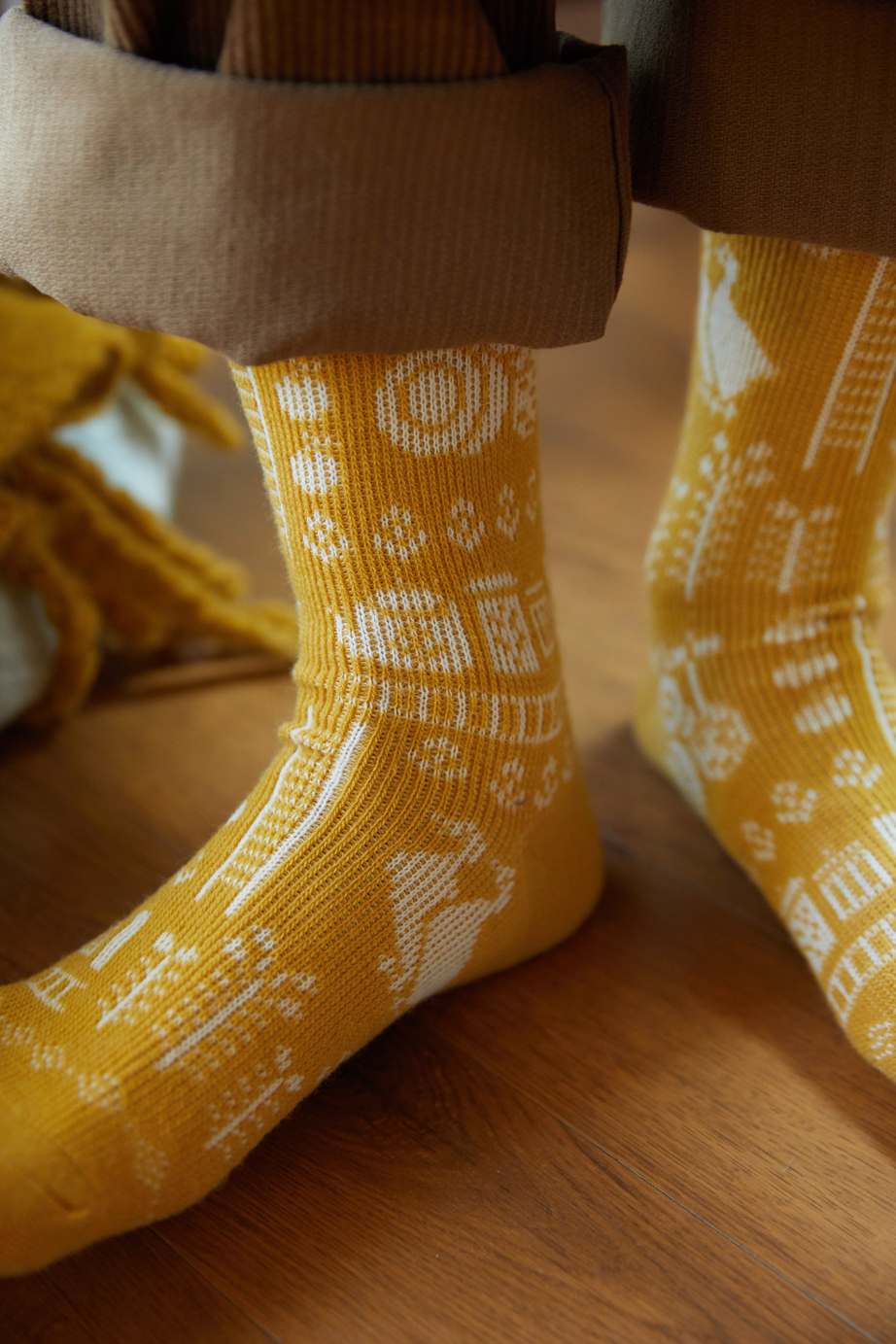 ジャガード シリーズ  22.5-27.5cm ユニセックスフリーサイズ｜ソックス