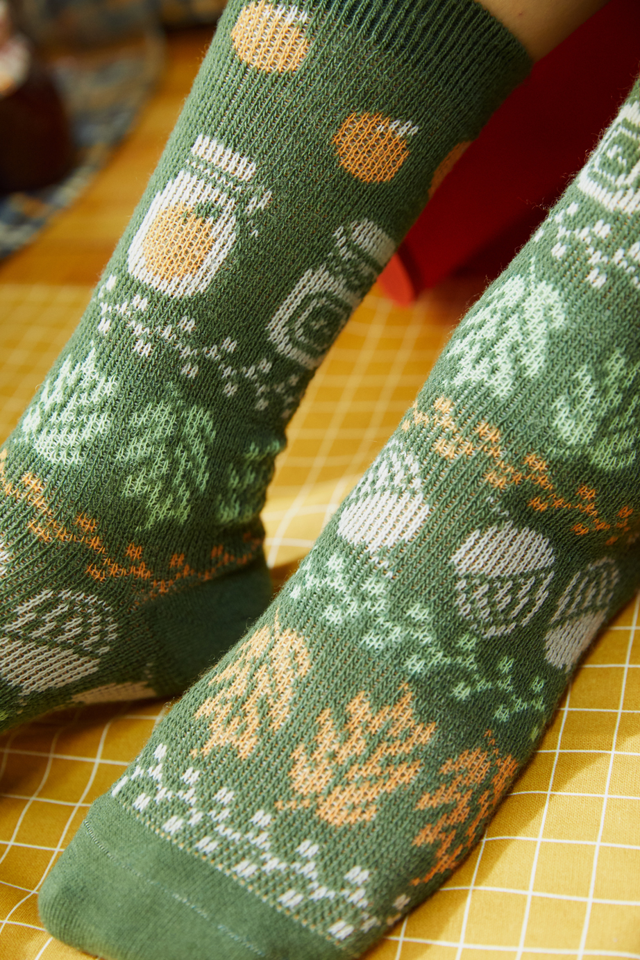 ジャガード シリーズ  22.5-27.5cm ユニセックスフリーサイズ｜ソックス