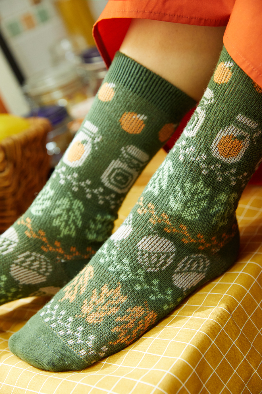 ジャガード シリーズ  22.5-27.5cm ユニセックスフリーサイズ｜ソックス