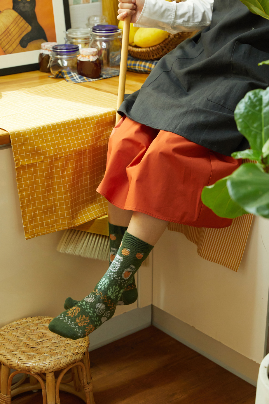 ジャガード シリーズ  22.5-27.5cm ユニセックスフリーサイズ｜ソックス