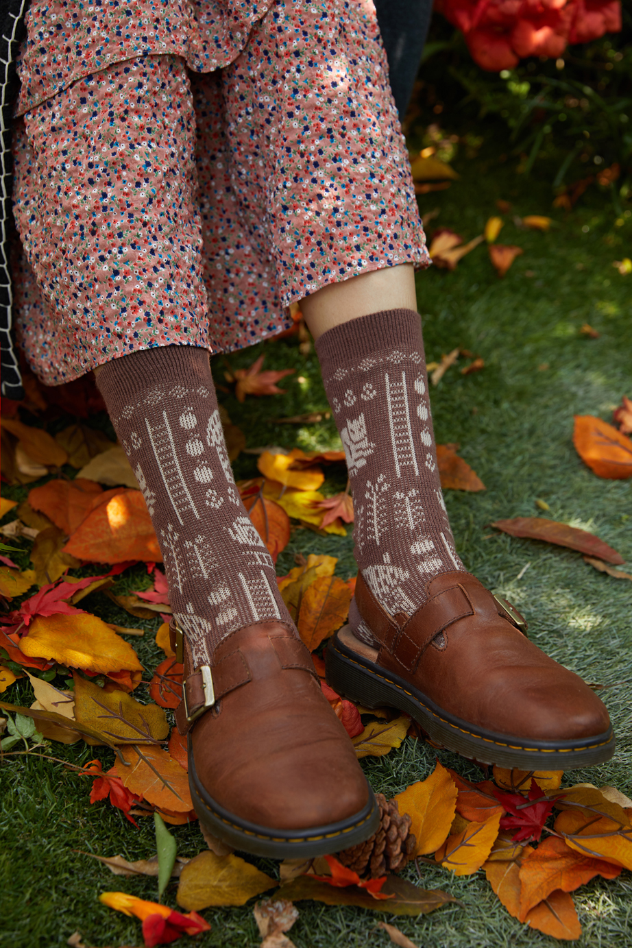 ジャガード シリーズ  22.5-27.5cm ユニセックスフリーサイズ｜ソックス