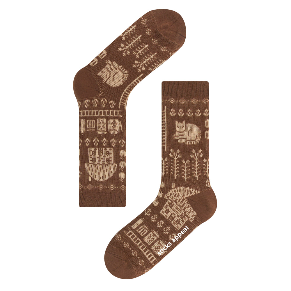 ジャガード シリーズ  22.5-27.5cm ユニセックスフリーサイズ｜ソックス