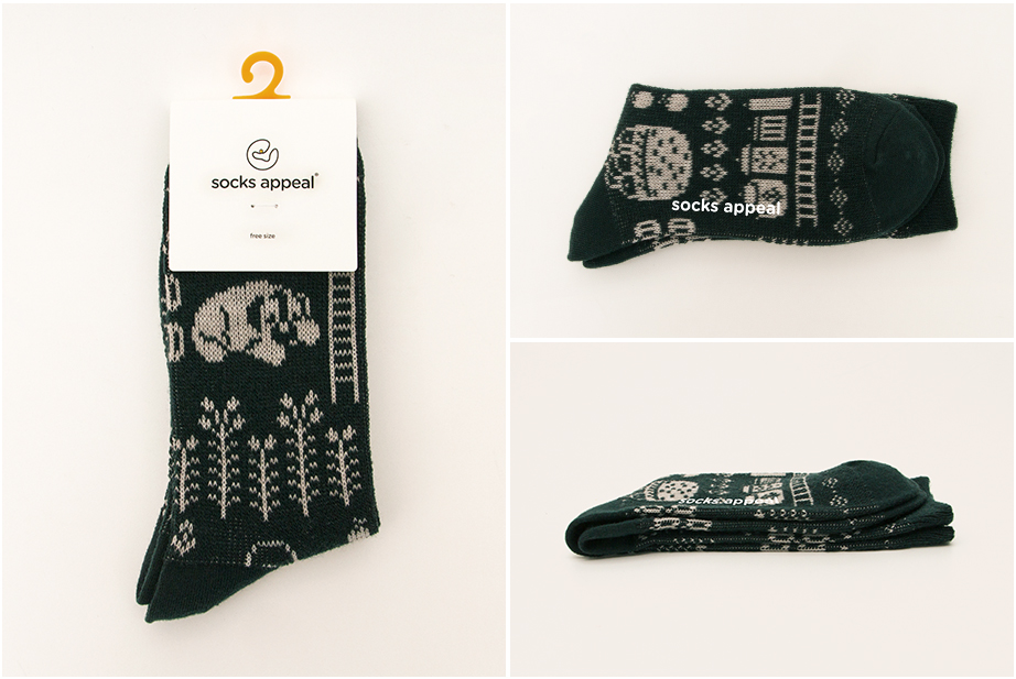 ジャガード シリーズ  22.5-27.5cm ユニセックスフリーサイズ｜ソックス