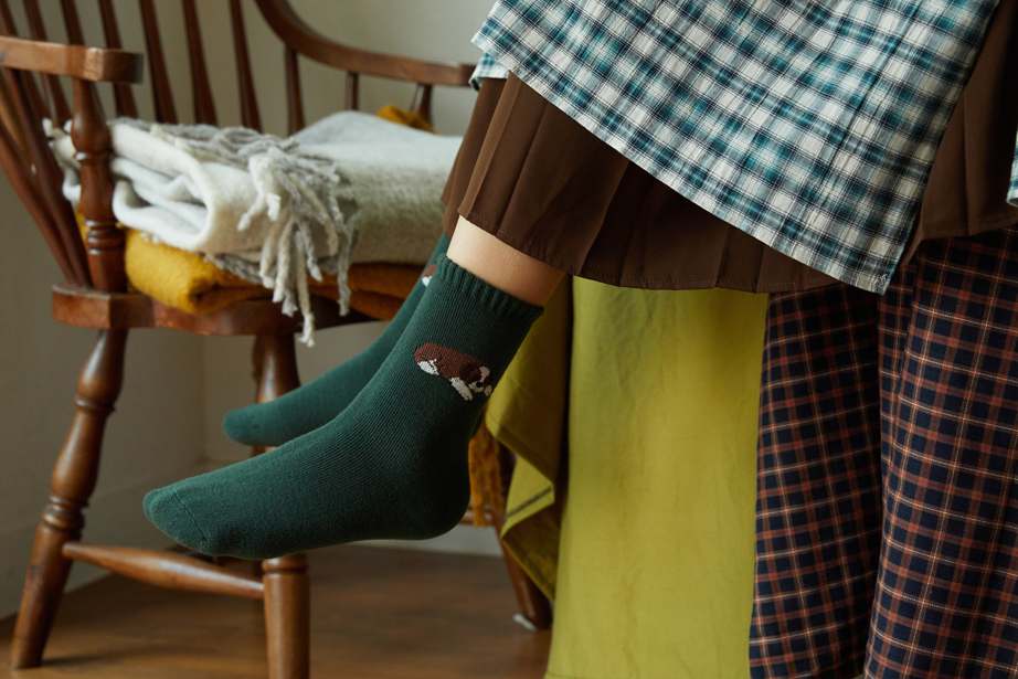 あたたかルームソックス シリーズ 22.5-27.5cm ユニセックスフリーサイズ│ソックス