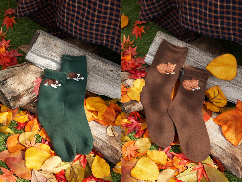 あたたかルームソックス シリーズ 22.5-27.5cm ユニセックスフリーサイズ│ソックス