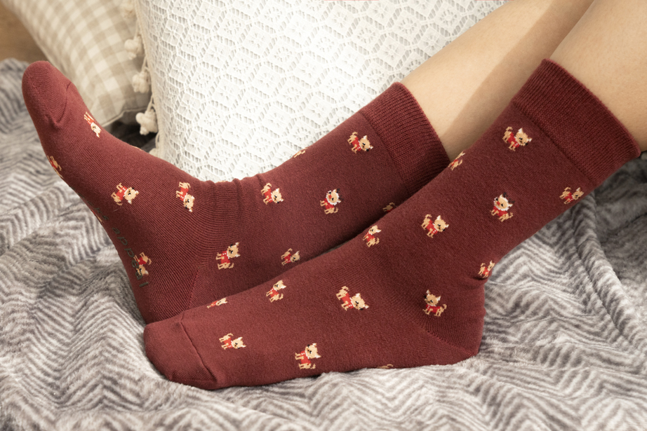 ウインターアニマル シリーズ 22.5-27.5cm ユニセックスフリーサイズ│ソックス