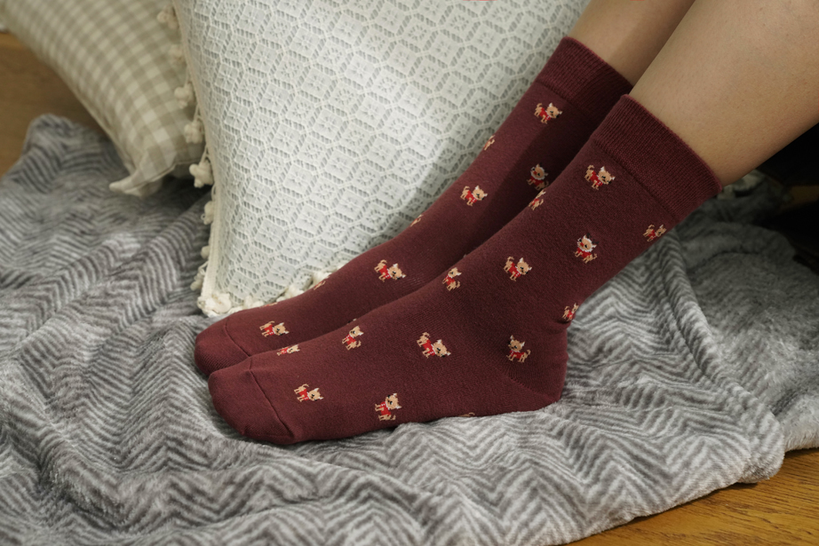 ウインターアニマル シリーズ 22.5-27.5cm ユニセックスフリーサイズ│ソックス