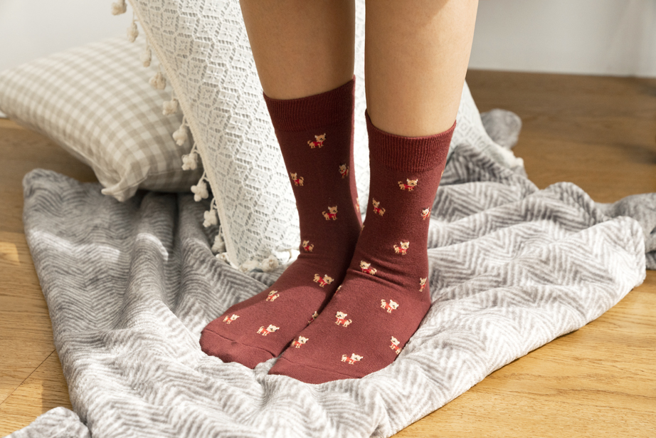 ウインターアニマル シリーズ 22.5-27.5cm ユニセックスフリーサイズ│ソックス