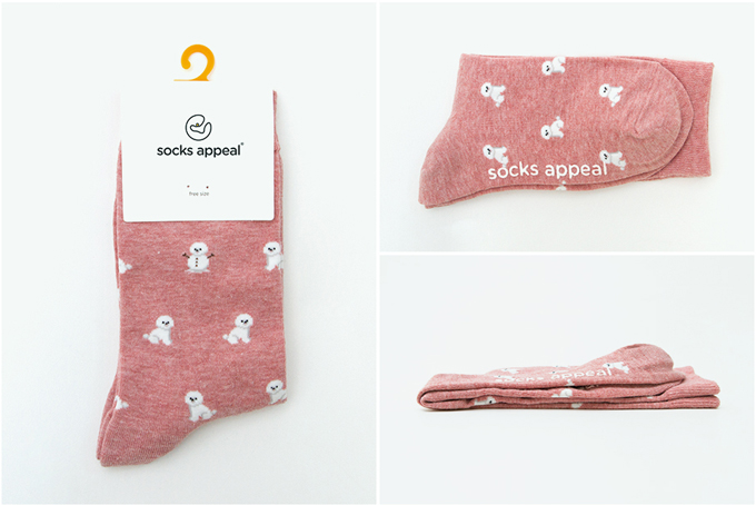 ウインターアニマル シリーズ 22.5-27.5cm ユニセックスフリーサイズ│ソックス