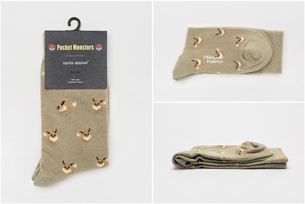 ポケットモンスターソックスアピールシリーズ 22.5-27.5cm ユニセックスフリーサイズ│ソックス
