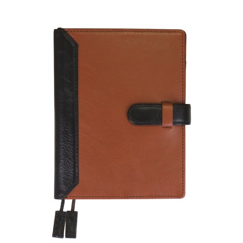 【名入れ可】本革 手帳カバー A6/文庫本サイズ ベルト付き LR0017