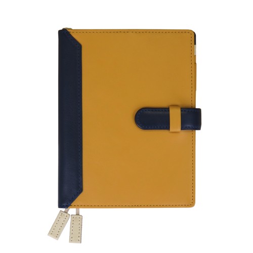 【名入れ可】本革 手帳カバー A6/文庫本サイズ ベルト付き LR0017