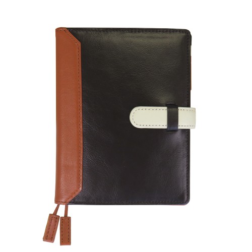 【名入れ可】本革 手帳カバー A6/文庫本サイズ ベルト付き LR0017