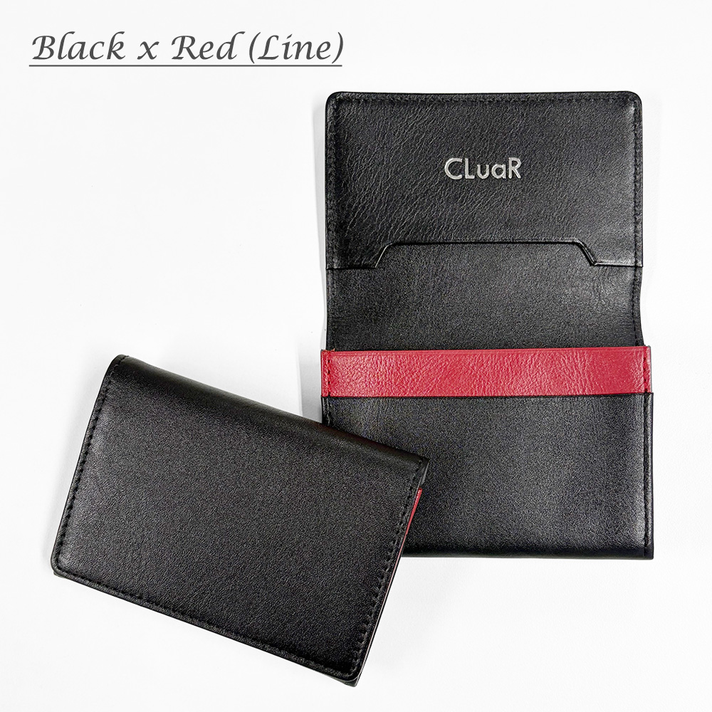 【名入れ可】本革 名刺入れ サブポケット付き 50枚対応 LR0008