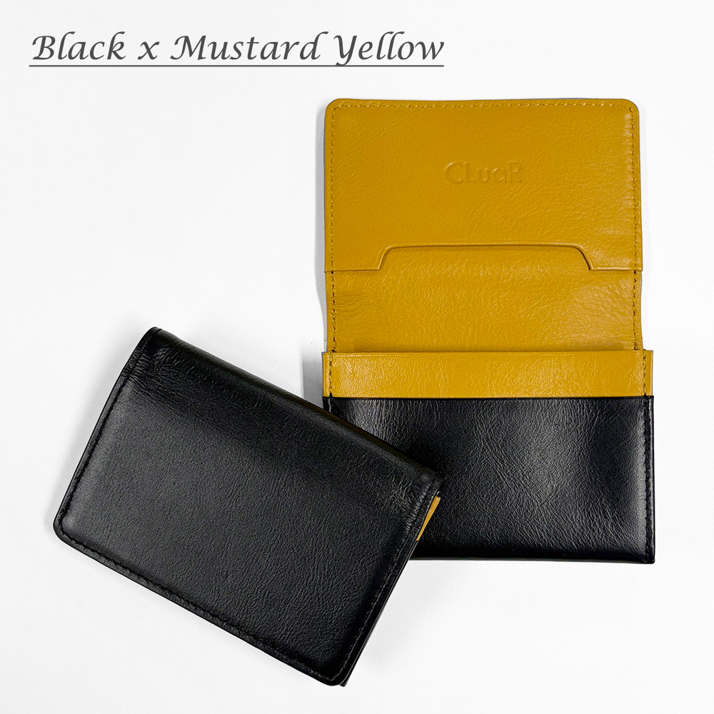 【名入れ可】本革 名刺入れ サブポケット付き 50枚対応 LR0008