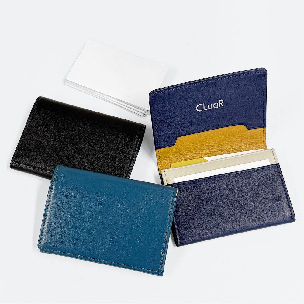 【名入れ可】本革 名刺入れ サブポケット付き 50枚対応 LR0008