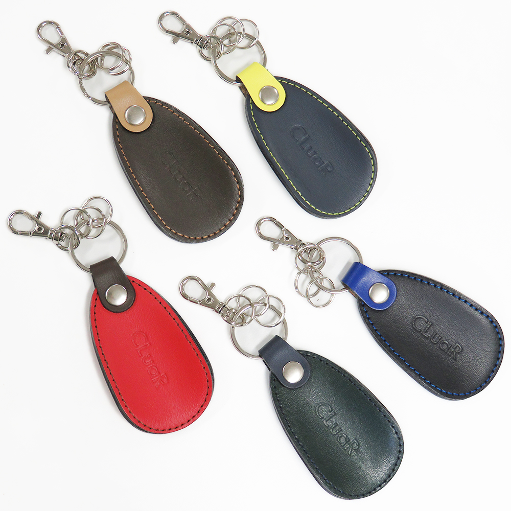 【名入れ可】本革 シューホーンキーホルダー 靴べら キーホルダー 2way 日本製 LR0031