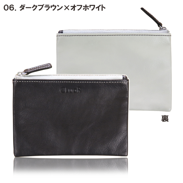 本革 ファスナーポーチ ミニ LR0016