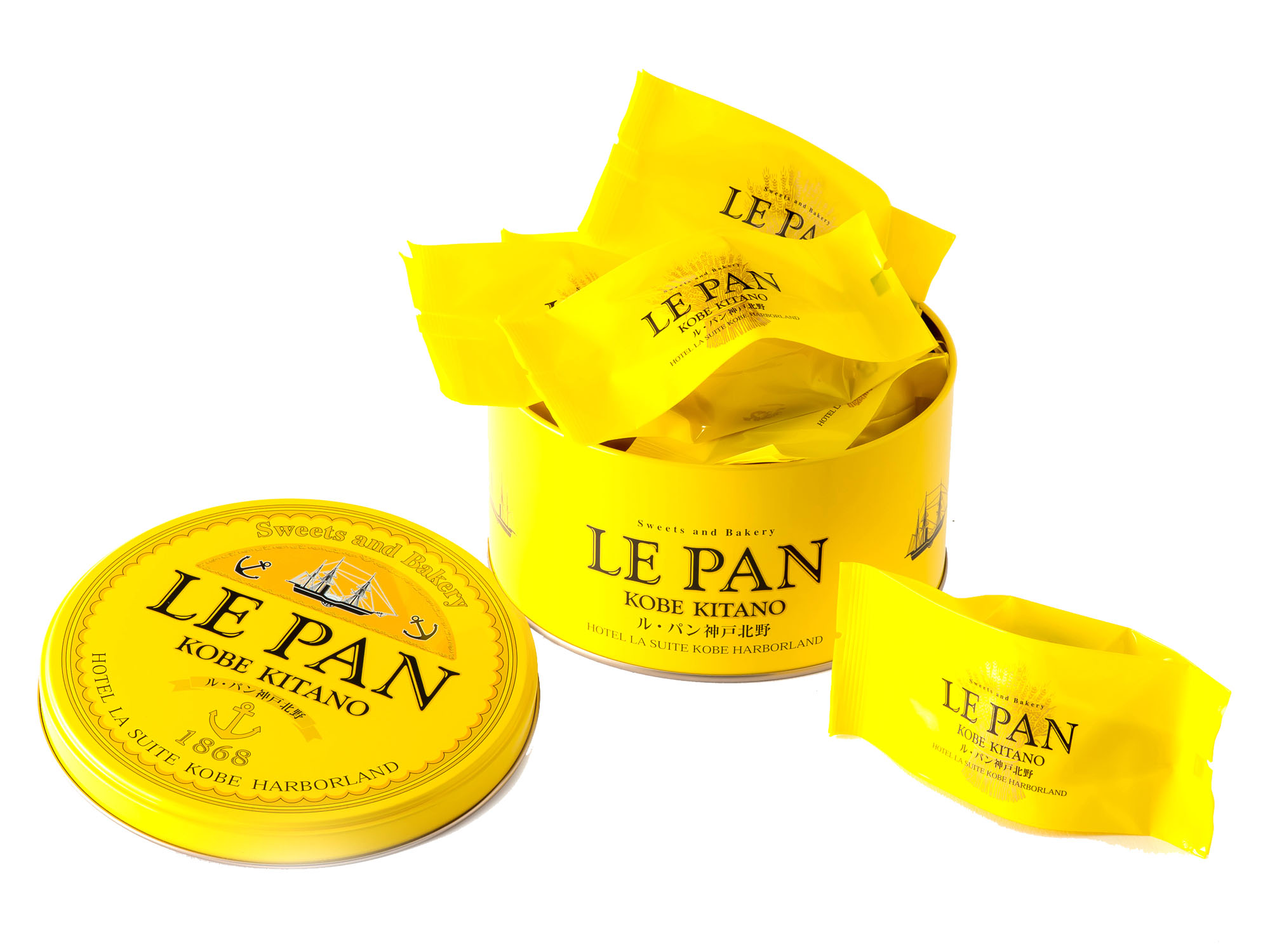 瀬戸内レモンケーキ 6個入 神戸開港150年記念缶(ギフトボックス付)