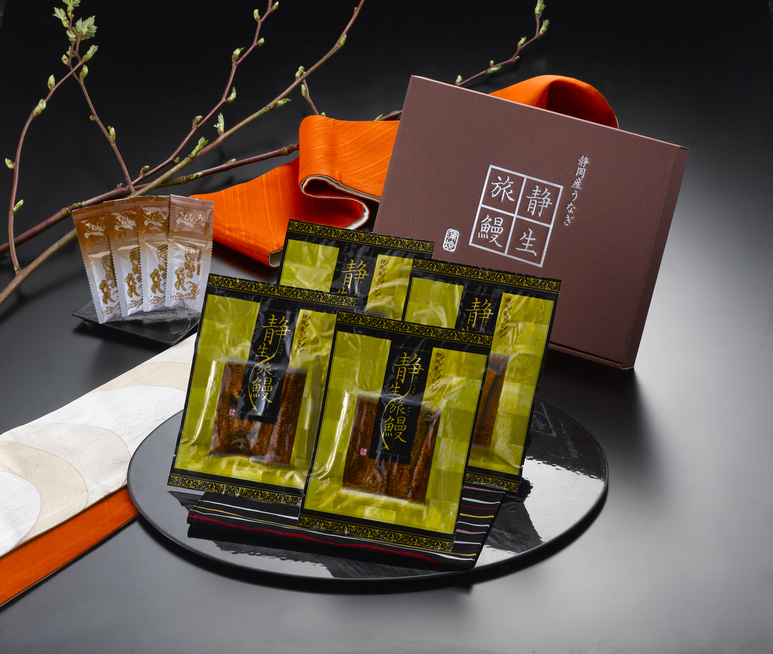 静岡産うなぎ蒲焼4袋入　RUSC074