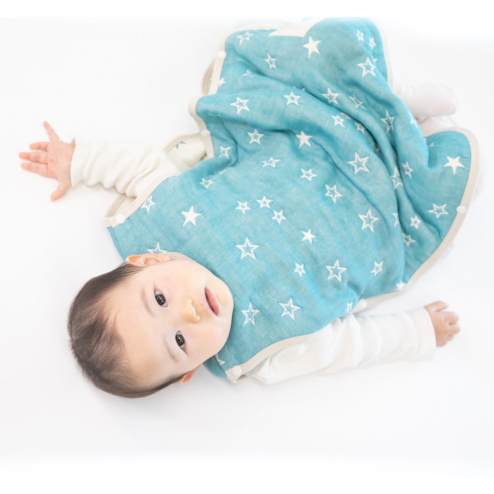 【出産祝いセット】6重織ガーゼ スリーパー＆スタイ・全身泡ソープ本体・ミルキーローション