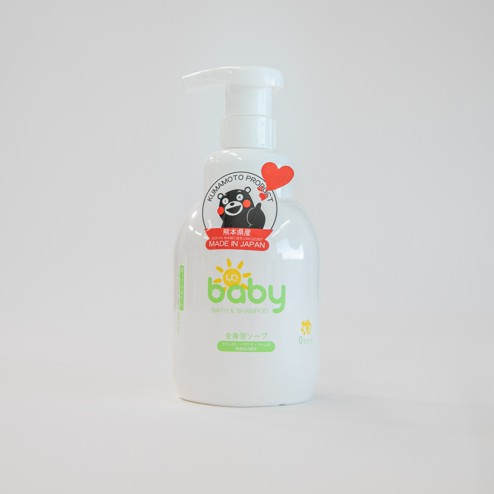 【出産祝いセット】6重織ガーゼ スリーパー＆スタイ・全身泡ソープ本体・ミルキーローション