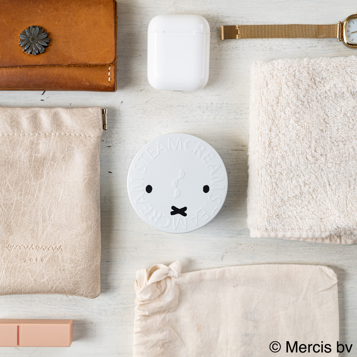 【肌がよろこぶ、ふわっふわの保湿クリーム】スチームクリーム　選べるデザイン缶（厳選された天然由来原料配合）