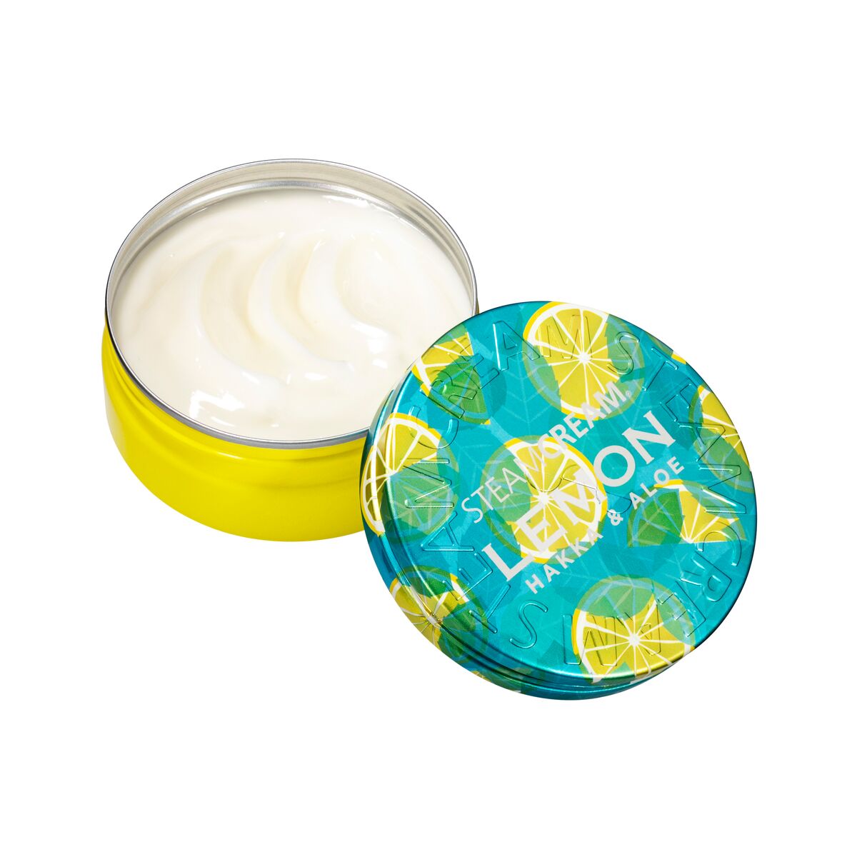 スチームクリーム（デザイン缶） ハッカ＆アロエレモン