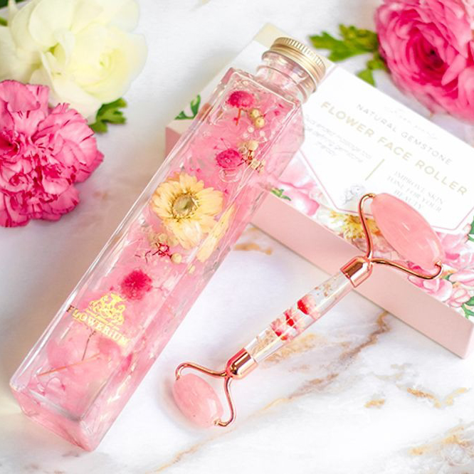 FLOWERiUM toilette Crystal Face Rollerギフトセット