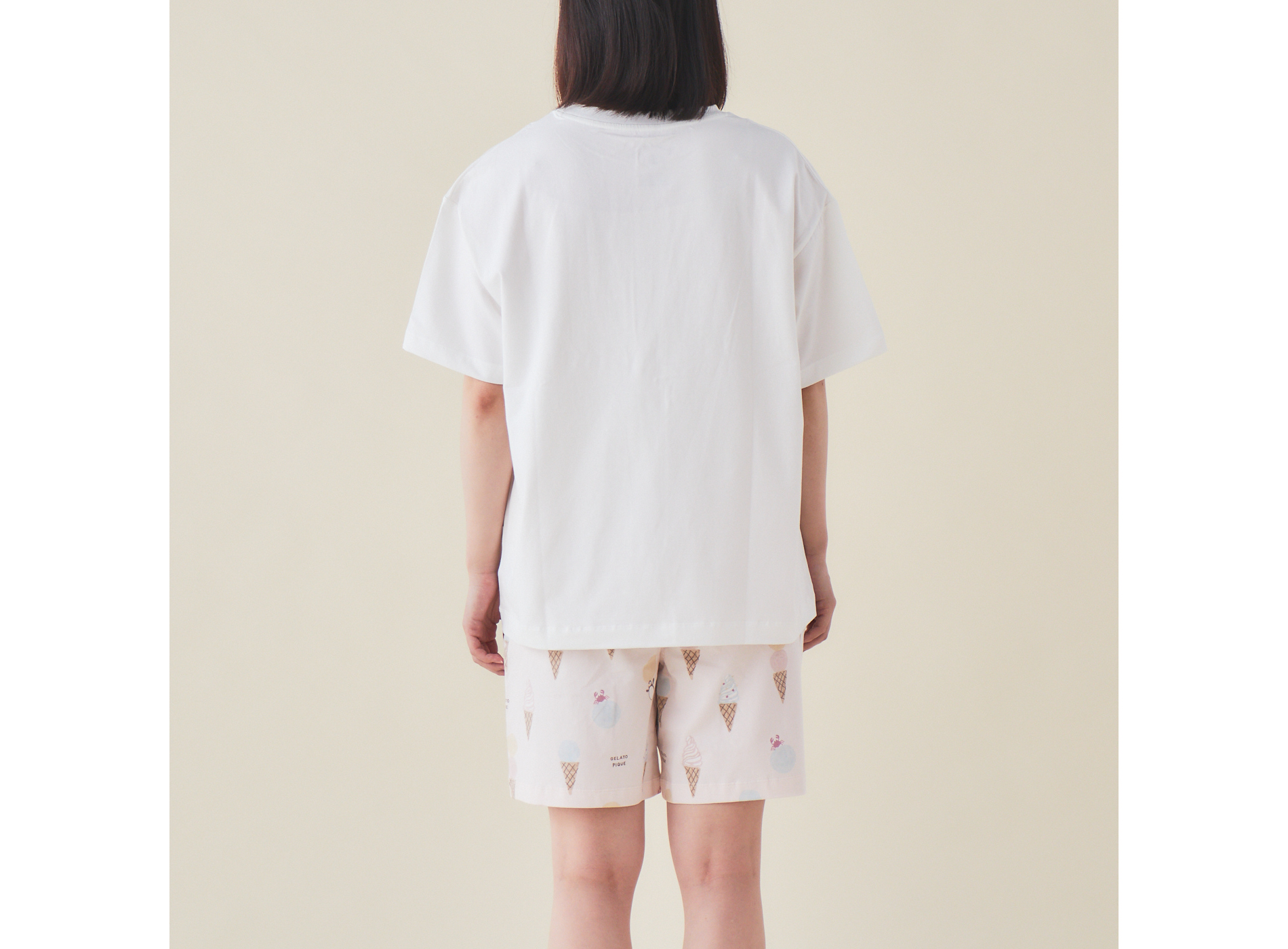 アイスクリームロゴ上下セット