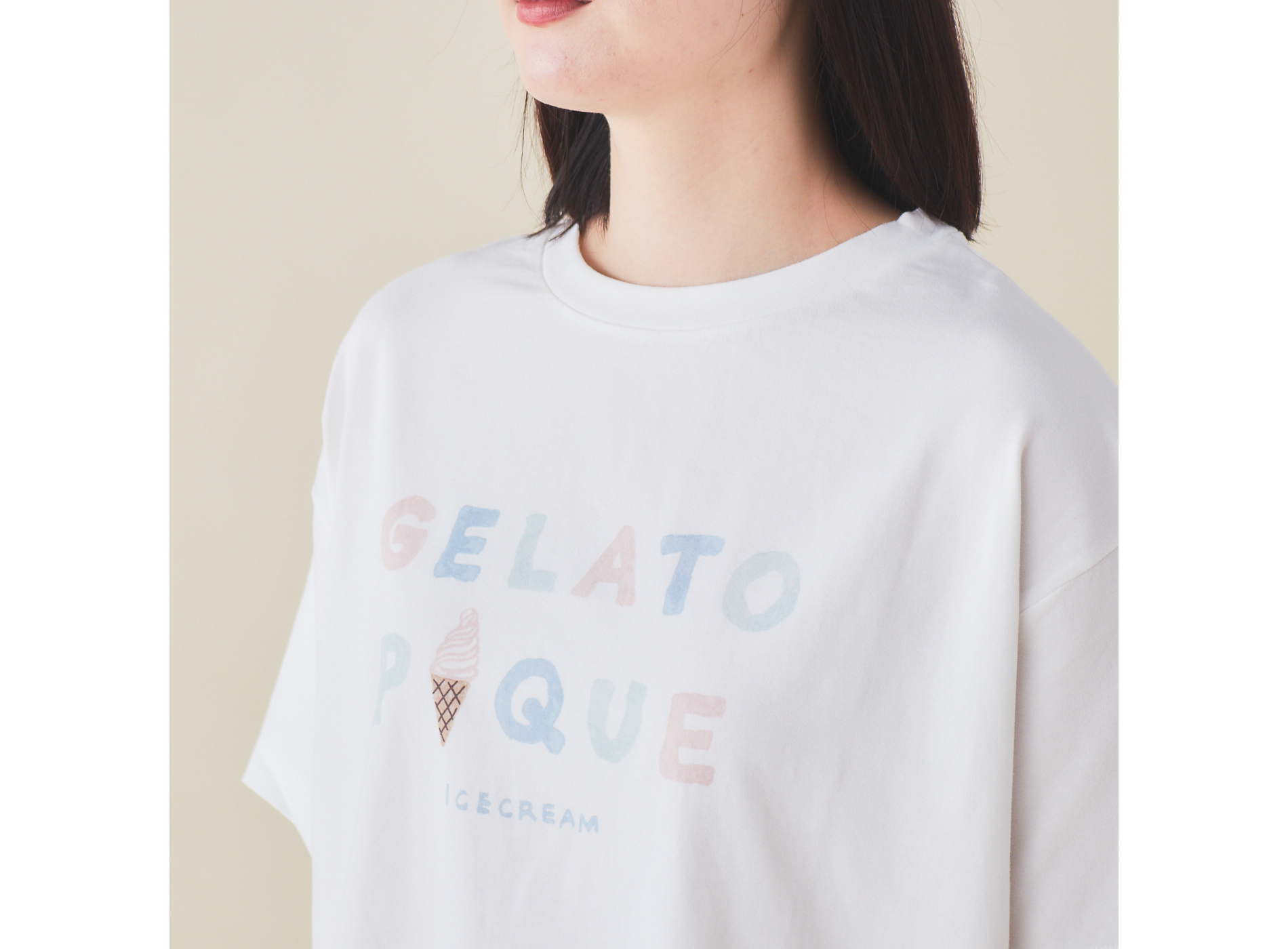 アイスクリームロゴ上下セット