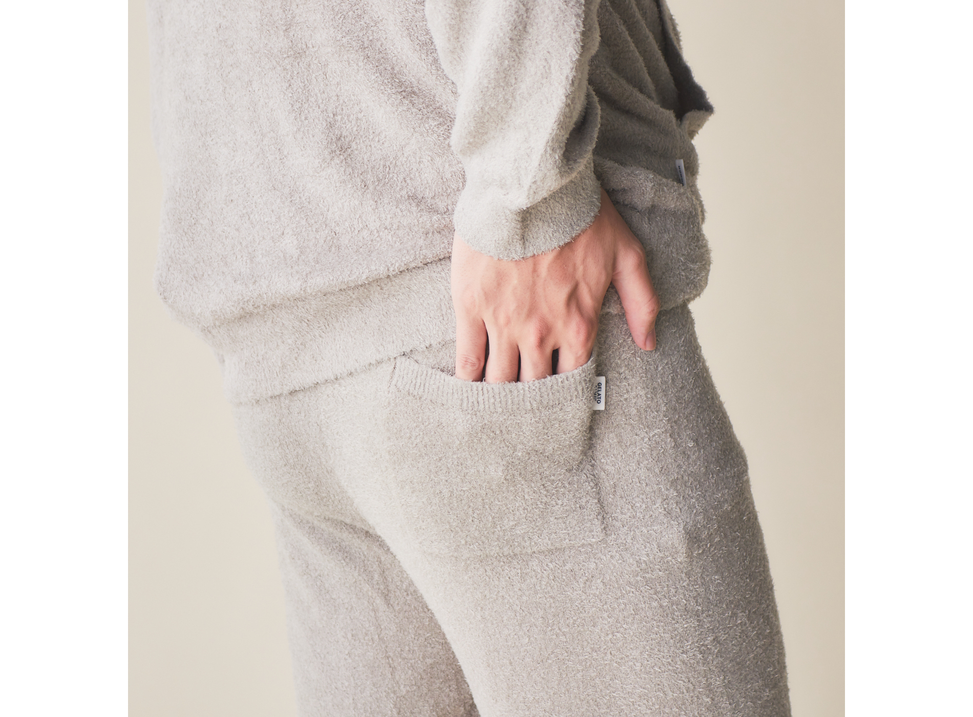【HOMME】ウォッシャブルスムーズィーパーカー＆ハーフパンツセット