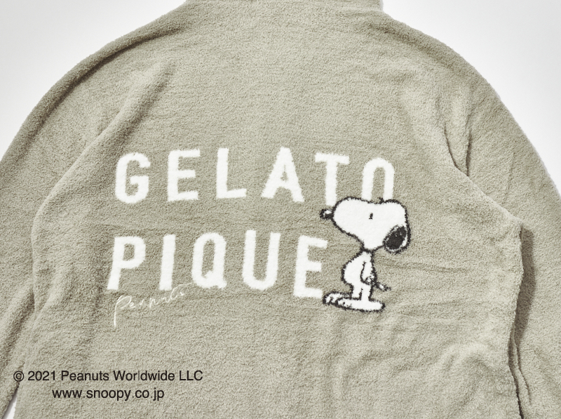 【SNOOPY】【HOMME】ロゴJQDパーカー＆ハーフパンツセット