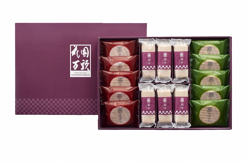 東京・新宿「花園万頭」花園最中＆煎餅詰合せ HM-041