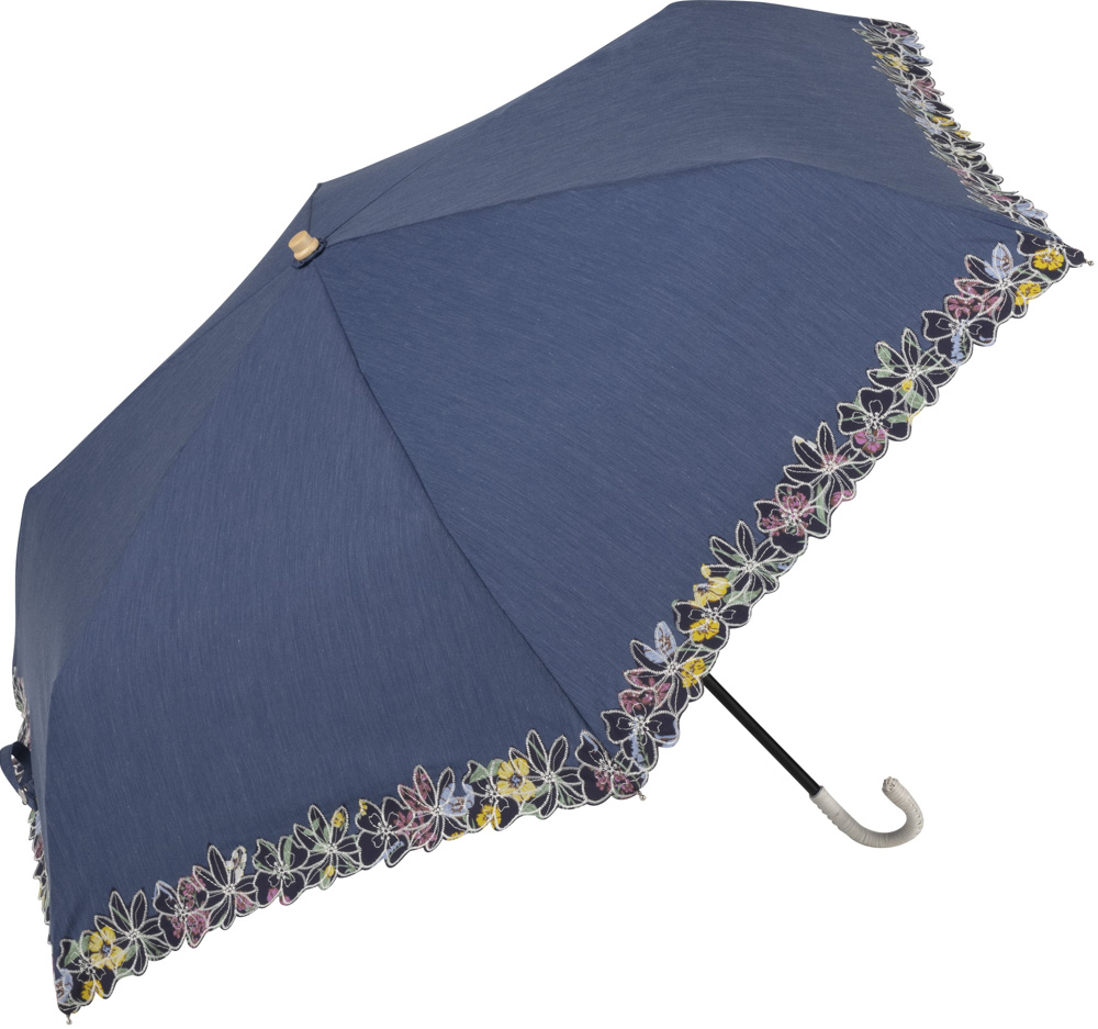 フラワースカラップ ミニ【晴雨兼用/UVカット】