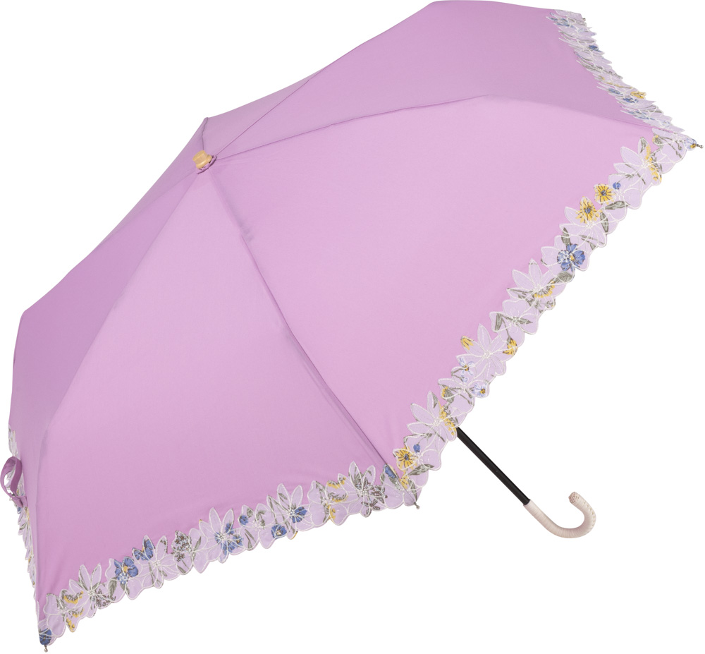 フラワースカラップ ミニ【晴雨兼用/UVカット】